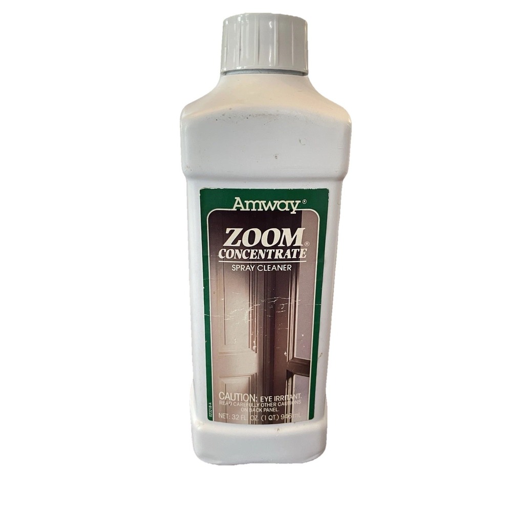 NOS 1993 Amway Zoom Spray Cleaner‎ Concentrate 33.8 Fl Oz (1 Liter) Bottle FULL